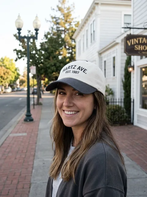 Digital visualization of Hartz Avenue Holdout on a cap