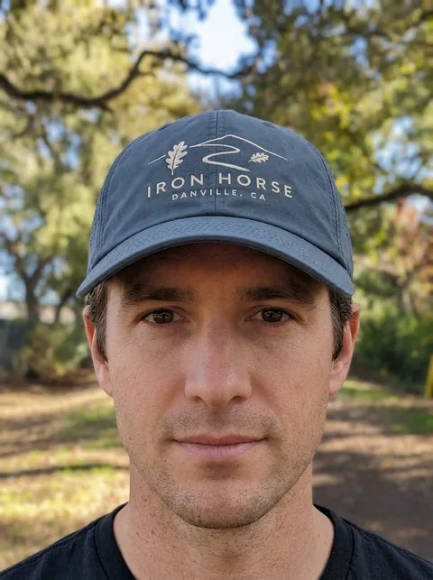 Digital visualization of Iron Horse on a cap