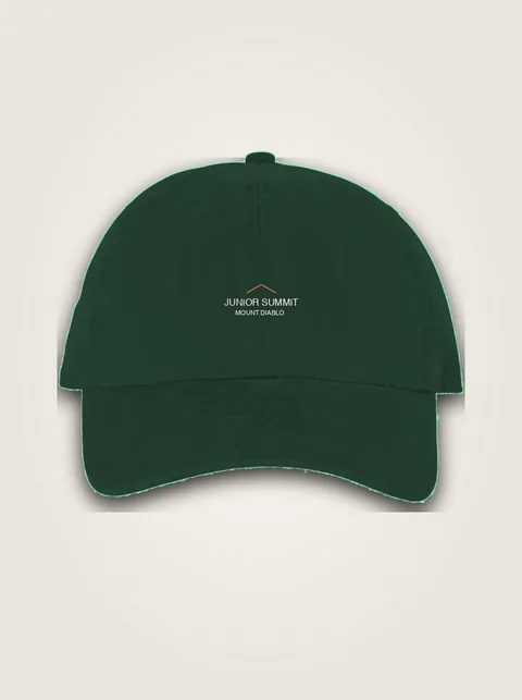 Studio product flat lay of Junior Summit Climber Youth Cap on authentic supplier blank