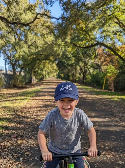 Digital visualization of Iron Horse Trike Patrol Youth Cap on a youth cap