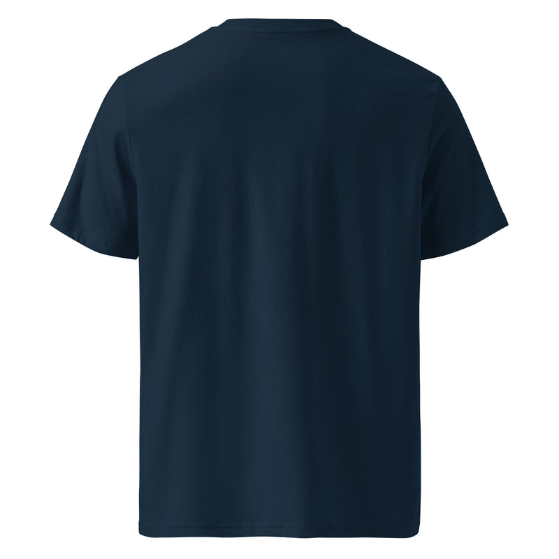 Danville (town), CA Organic tee in French Navy, back view