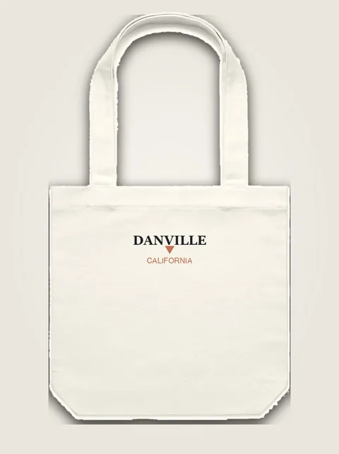 Studio product flat lay of Oak & flag on authentic supplier blank